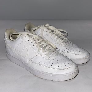 Nike Court Vision Low top Women's size 10 white sneakers